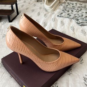 Pink Beige High Heels